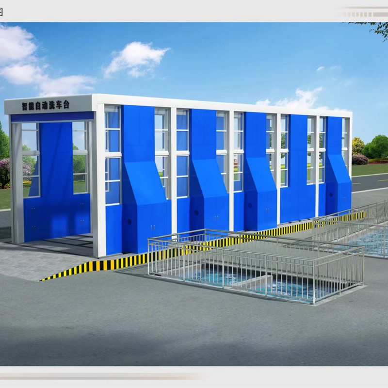 全封闭式龙门工程洗车机 全自动车辆冲洗设备 工地洗轮机