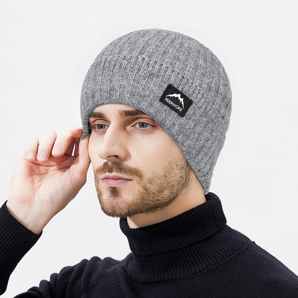 Winter woolen windproof keep warm knitted hat