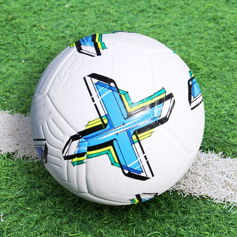 No. 5 Lighting Nights Football FOOTBALL reflective PU machine sewing football PVC game training football wholesale