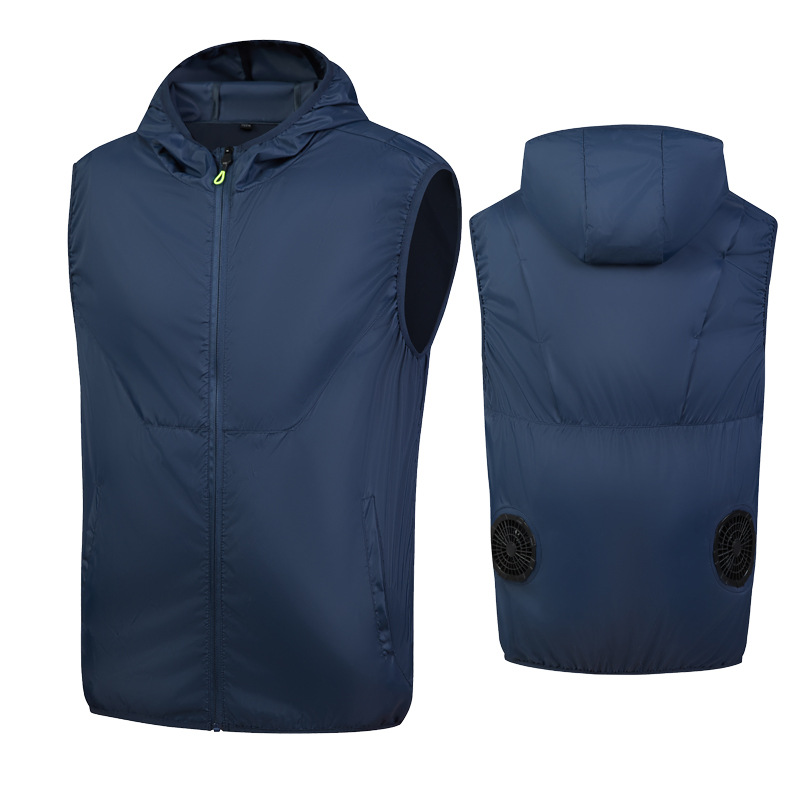 Transfronterizo de verano de refrigeración de aire acondicionado ropa chaleco Protección Laboral trabajo refrigeración ventilador ropa protección solar protección DE VERANO ropa de trabajo al aire libre