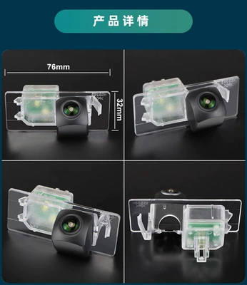 Vehicle camera — Car Rear View Camera, Volkswagen - ahd720pcvbs-optional-black-fisheye-large-angle-lens-volkswagen-tiguan-l-teramont-golf-7