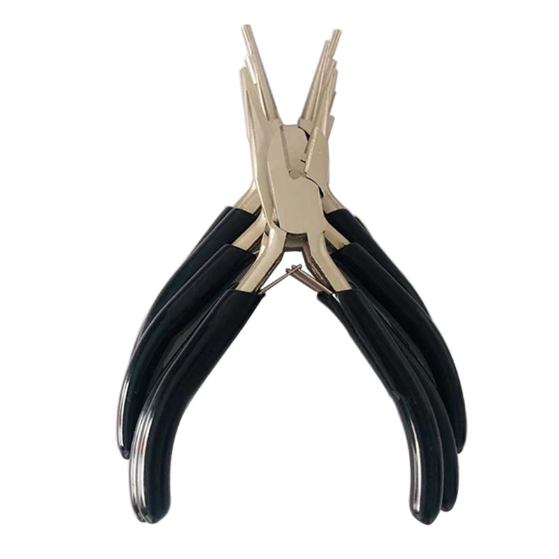 Mini handmade hairpin DIY needle nose pliers Jewelry round nose pliers winding tool set Six-section pliers Round concave special-shaped pliers