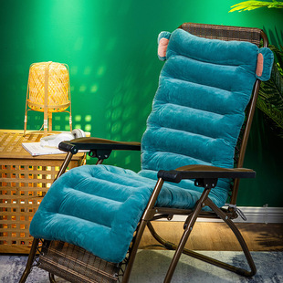Thickened Recliner Cushion Sofa Cotton Cushion Bamboo Chair Seat Back Cushion Office Rattan Chair Rocking Chair Bench Cushion Cushion Cushion