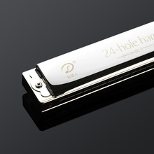 天鹅牌口琴追梦人T2409进口音簧24孔复音c调口琴高级成人专业演奏