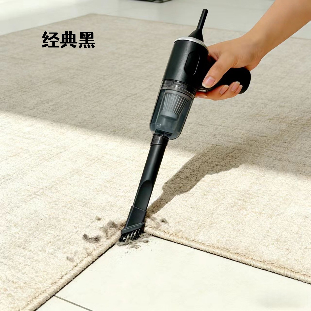 Wireless Handheld Vacuum Cleaner for Car and Home Use, Large Suction Power, Mini Rechargeable, Portable, Multi-Functional, Dual-Purpose for Suction and Blowing