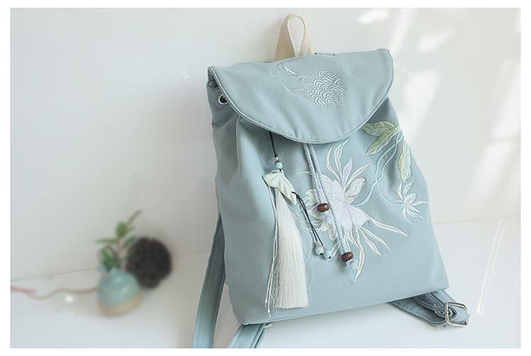 Water Repellent 17 Inch Flower Daily Women's Backpack display picture 2