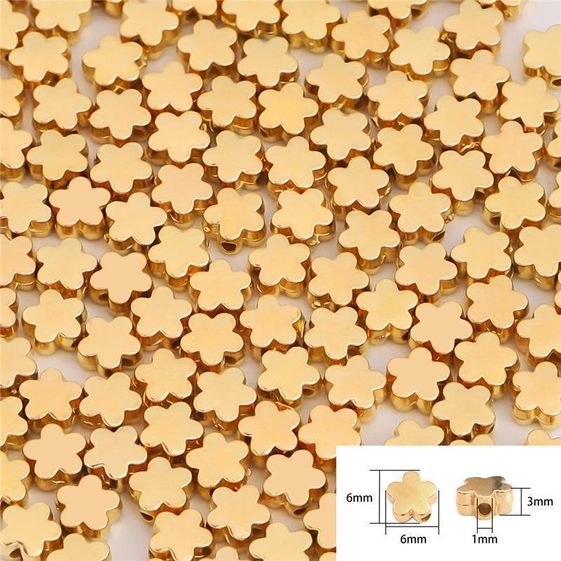 1 Set Plastic Star Heart Shape Flower DIY Jewelry Accessories Beads display picture 9