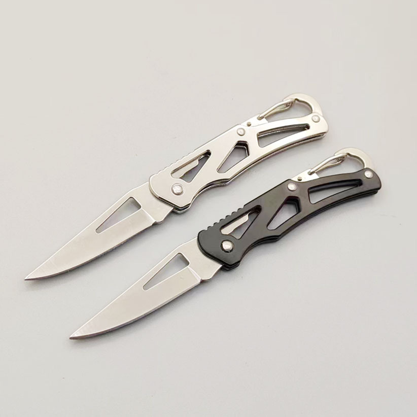 拆快递折叠刀随身钥匙扣小刀旅行户外便携防身刀多功能家用水果刀