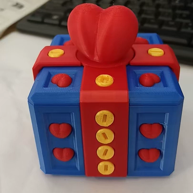 Трансграничный новый продукт 3D печать рождественский подарок на день рождения коробка подарочная коробка сюрприз раздражает коробка любви День Святого Валентина модель