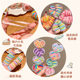 Children's rubber band does not hurt hair color boxed lace rubber band girls high elastic hair band baby head rope