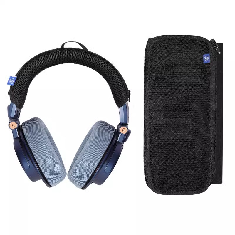 Aplicable hierro triángulo ATH-M50XM30XM40XM20X auricular cubierta esponja cubierta orejeras cabeza viga cubierta protectora orejeras