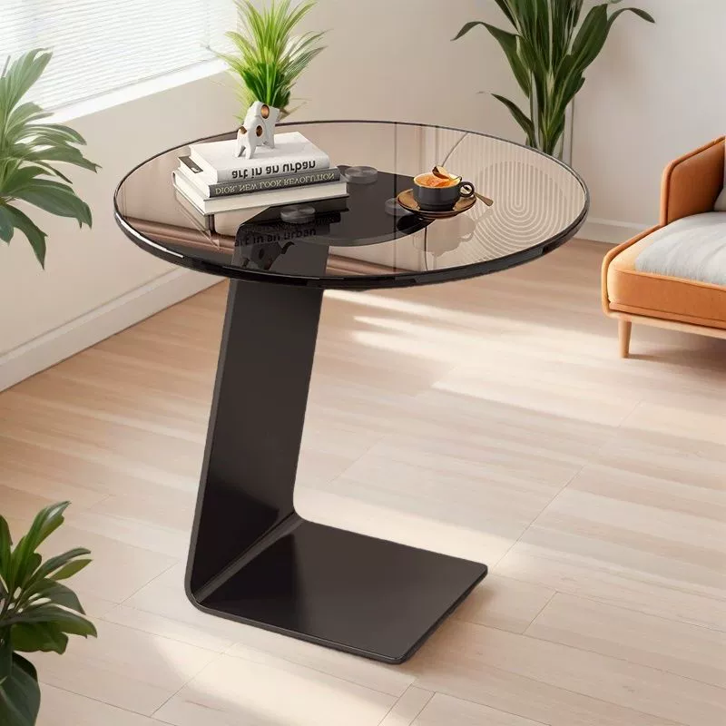 Прикроватный балкон, итальянский диван, светлый, роскошный, креативный, журнальный столик для спальни, круглый стол, угловой столик, приставной столик для гостиной, современный простой чайный столик