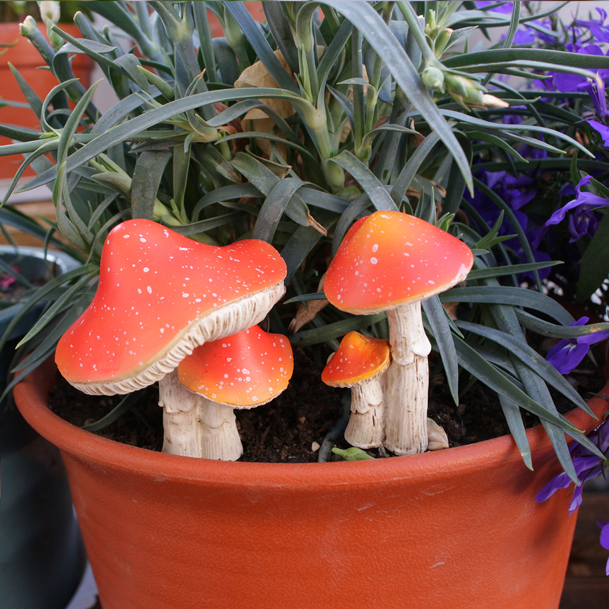  outdoor garden landscape mushroom decorations home garden lawn garden bonsai micro landscape mini ornaments