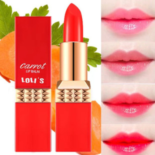 Lolita red carotene color-changing lipstick temperature-changing lipstick for pregnant women can be used, not easy to fade, not easy to touch the Cup