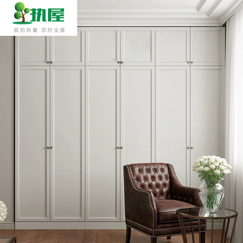 Custom wholesale Beijing wardrobe tatami wardrobe entire house integrated shoe cabinet book cabinet desk wine cabinet TV cabinet