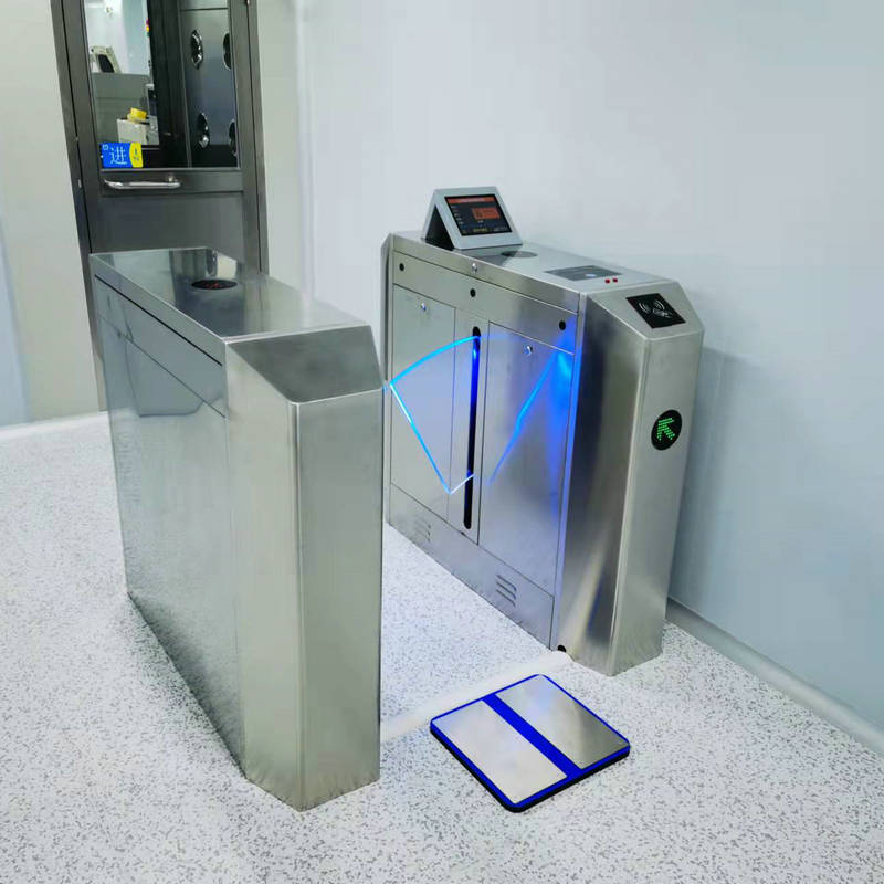 厂家智能工厂小区学校通道闸人脸识别K考勤机一体屏圆弧翼闸