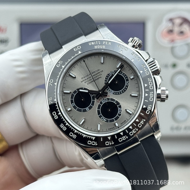 Evan Yuen's Same Model as the Cosmograph Daytona Series Multi-Functional Chronograph Waterproof Watch, a Famous Swiss Watch for Men