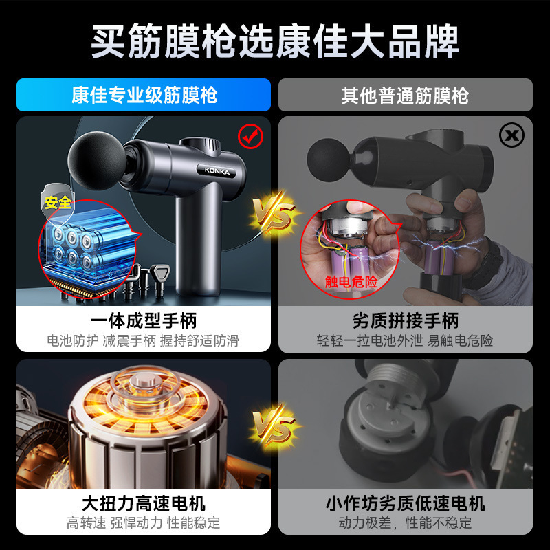 康佳筋膜銃マッサージ器専門級電動ミニマッサージ銃クロスボーダーmini筋膜銃充電金卸売り|undefined