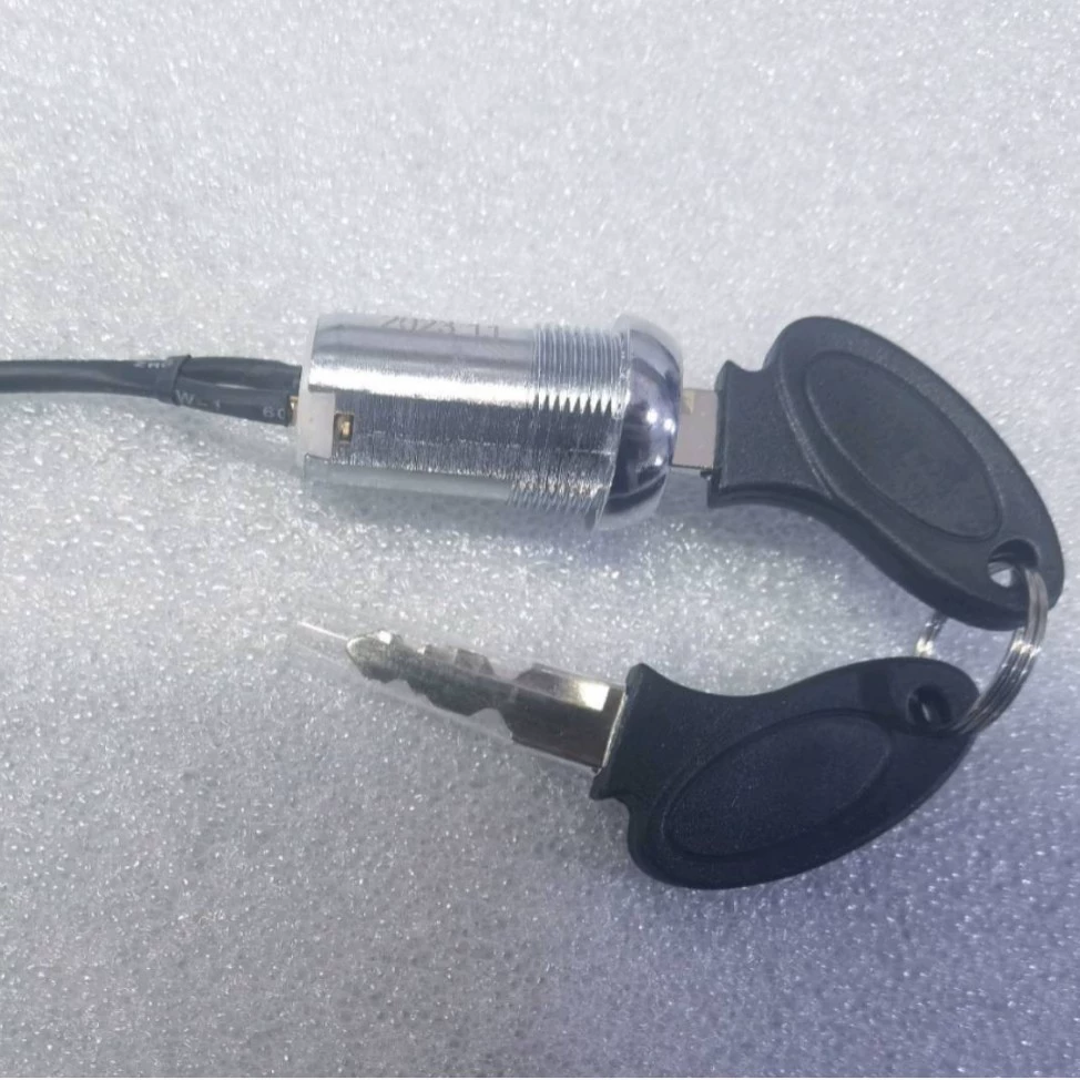 Electric scooter, electric car, lock, waterproof switch key