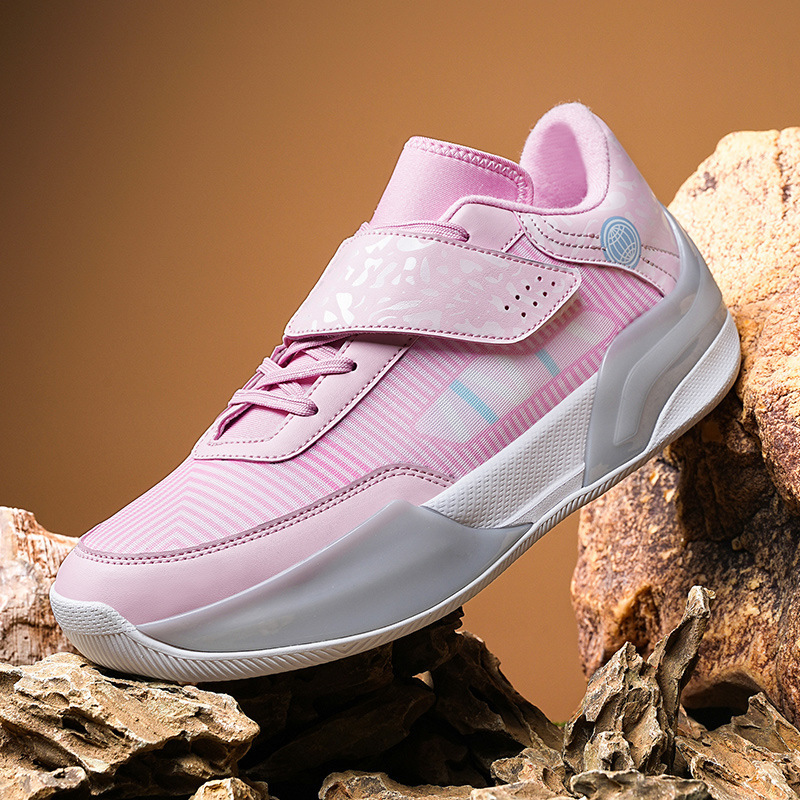 Wade 808 Basketball Shoes for Men and Women, Velcro Running Shoes, Light-Soled High-Elastic Sports Shoes, Trendy Friction and Sound