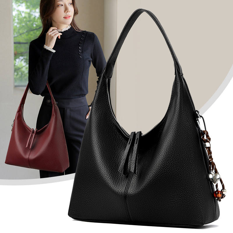 Cross-Border Tote Bag Niche Light Luxury Simple Style Bag Women's New Korean Style Fashion Large Capacity Single Shoulder Commuting Bag for Women