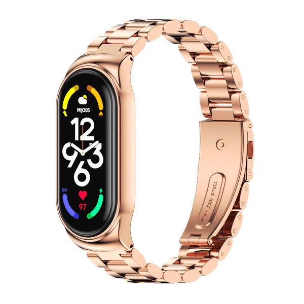 Suitable for Xiaomi Mi Band 10 9 8 metal strap Mi 765 universal…