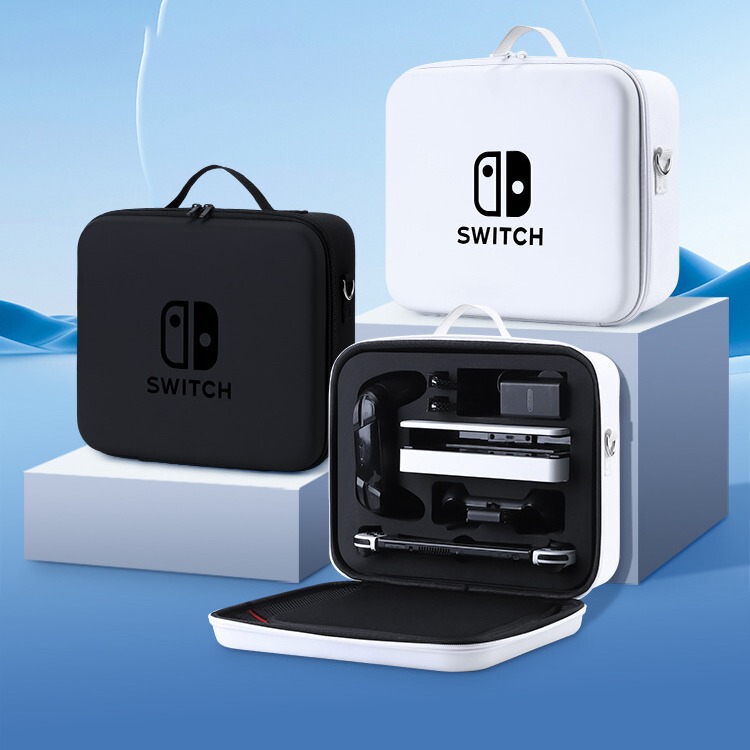 Suitable for Nintendo Switch Full-Featured Storage Bag, Oled Protective Case, Full Set of Large-Capacity Ns Cartridge Box, Portable Bag Suitable for Nintendo Switch Full-Featured Storage Bag, Oled Protective Case, Full Set of Large-Capacity Ns Cartridge Box, Portable Bag