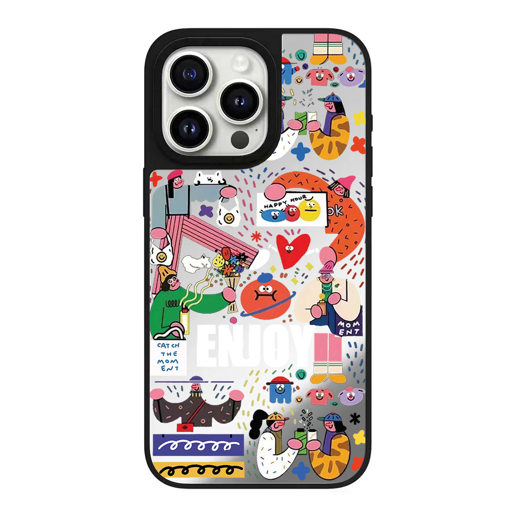 Phone Case For Iphone 16 Mirror Design Simple Creative Style_voghion.com