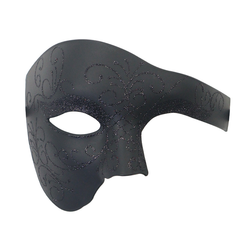 Carnaval Venecia espectáculo de baile de máscaras props hierro forjado máscaras de diamantes máscaras de metal medio cara roja