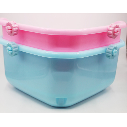 Manufacturer wholesale pet supplies rabbit toilet easy to clean pet toilet with bottom net