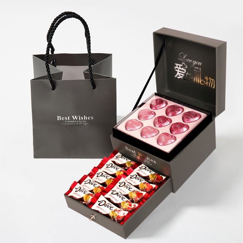 德芙巧克力禮盒情人節生日三八婦女節禮物糖果喜糖休閒零食批發