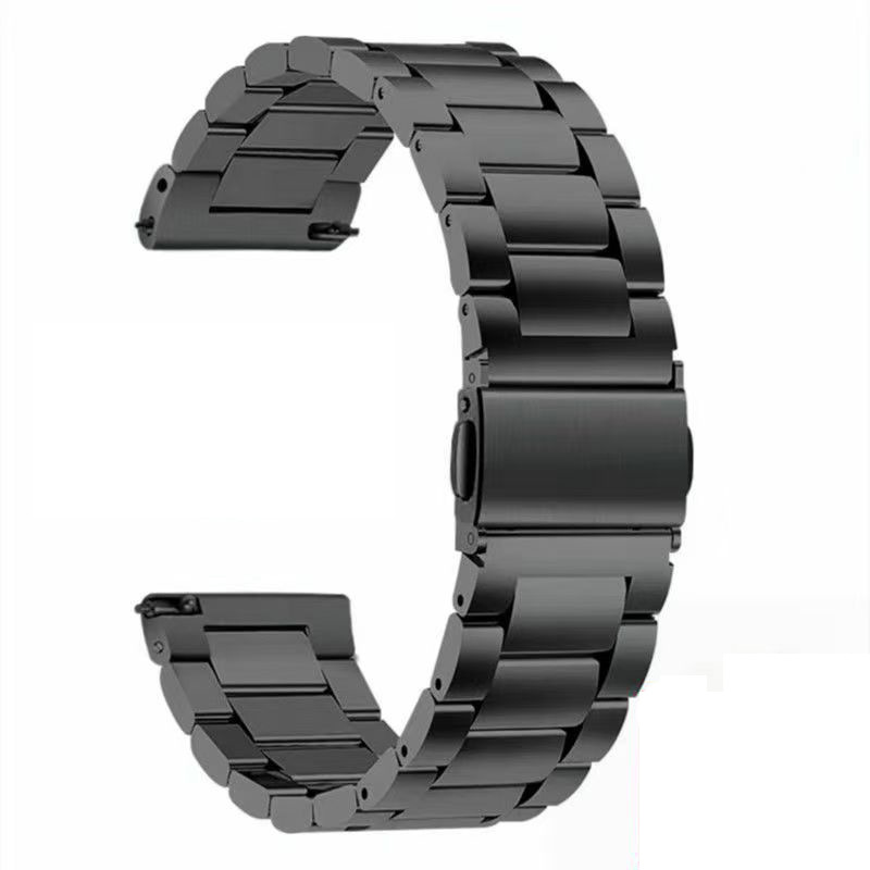 Adecuado para Honor Watch 4Pro Correa de metal Mirannis Anillo de retroceso magnético Tres correas sólidas de acero inoxidable