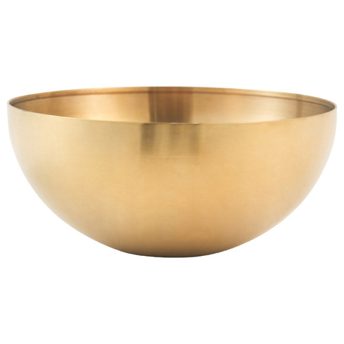 Korean cold noodle bowl outdoor stainless steel single-layer golden bibimbap noodle bowl soup basin barbecue restaurant salad bowl