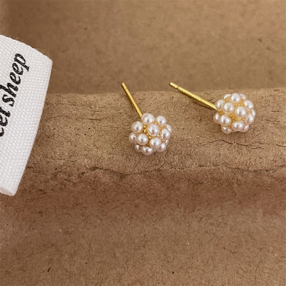 Casual, Daily Occasion Imitation Pearl, Alloy Material Geometric Pattern 1 Pair Elegant Cute Geometric Imitation Pearl Alloy Ear Studs