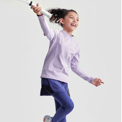 歐美跨境外貿新兒童瑜伽服長袖運動服體育訓練服跑步健身上衣速干