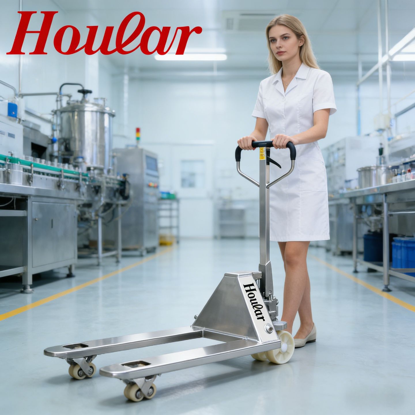 现货2吨不锈钢地牛2.5吨全不锈钢手动叉车搬运车液压托盘车拖板车