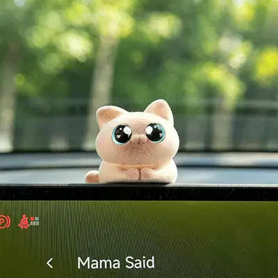 mini interior decoration, cute cartoon – Car ornaments - meow-mate-figurine-model-d-little-siamese