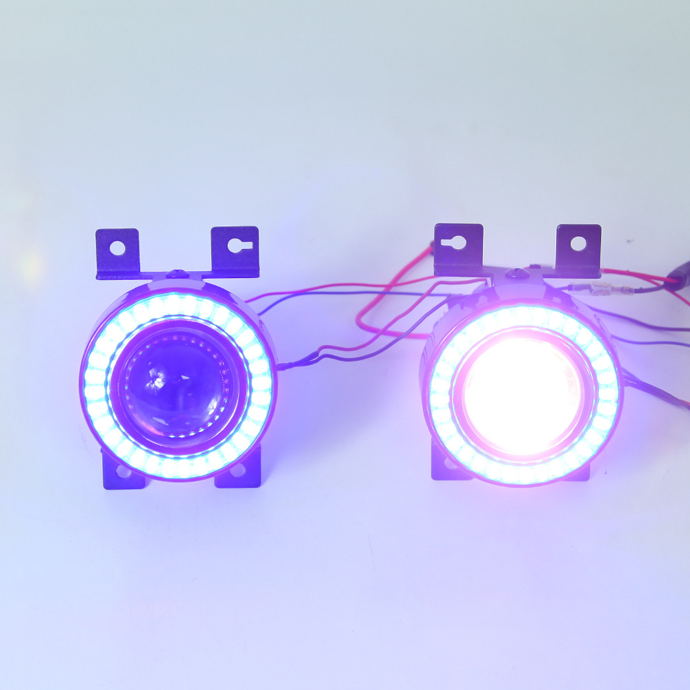 Aplicable a 20 10 generación cívica Ángel ojo Luz de niebla LED luz diurna con apertura blanco azul