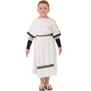 Halloween costume Greco-Roman mythology cosplay warrior role-playing costume Toga robe costume