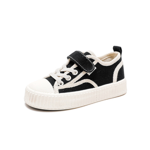 Baby girl and boy canvas shoes, 2024 new spring and autumn kindergarten indoor shoes, soft sole walking shoes