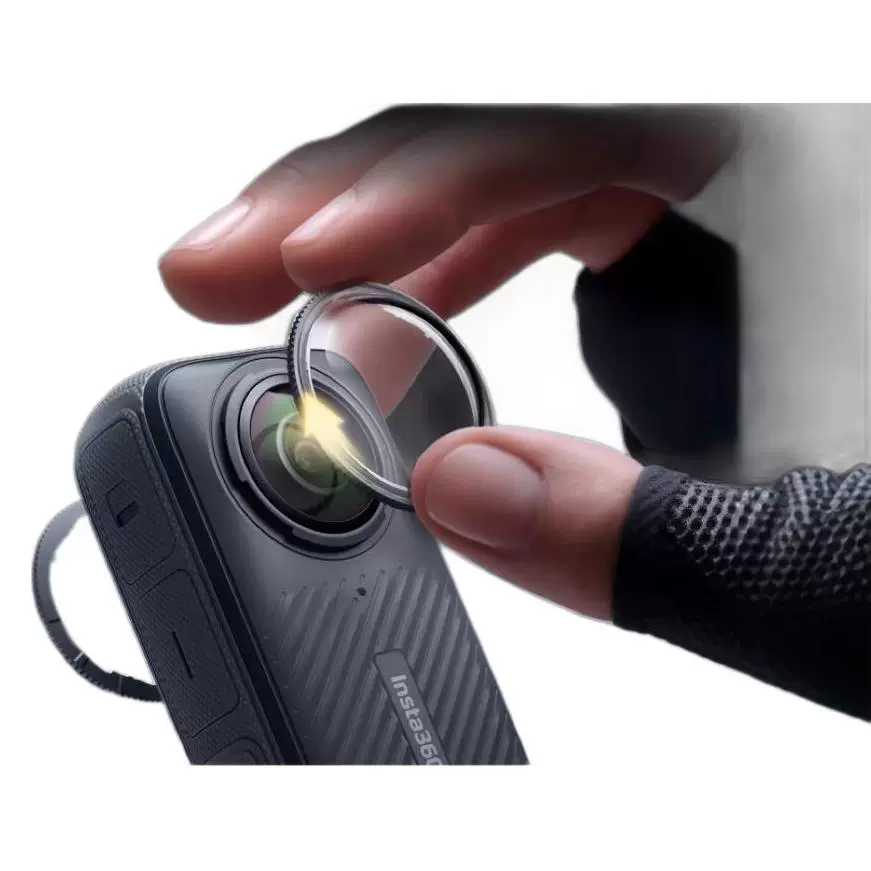 Защитное зеркало для Insta360 X4, ударопрочное закалённое стекло — мощная защита, чёткое и яркое изображение