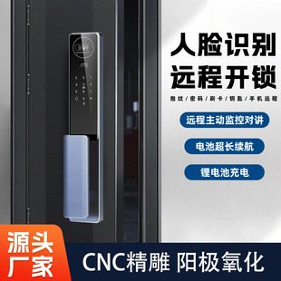 Fingerprint Lock Double Door Face Recognition Smart Lock Password Lock Yard Smart Door Lock Fingerprint Unlock Security Door