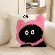 卡通可爱高级感抱枕轻奢靠枕床上床头客厅沙发抱枕套靠垫腰靠含芯