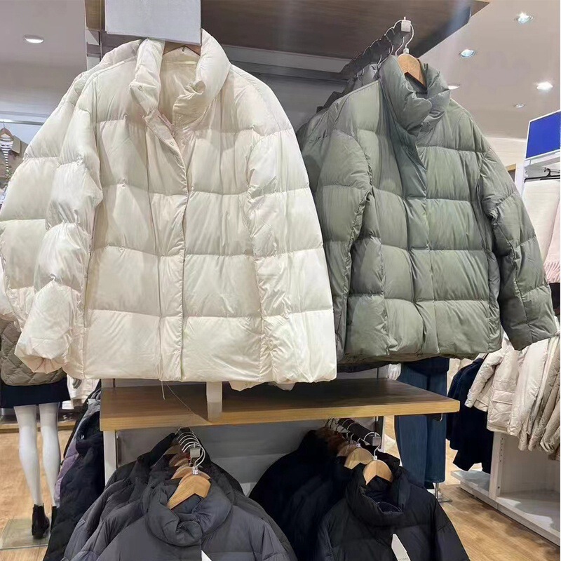 Japanese Single Quality Cloud Sense Down Women's Down Jacket Down Jacket Profile Fluffy Jacket Autumn and Winter Jacket 469901