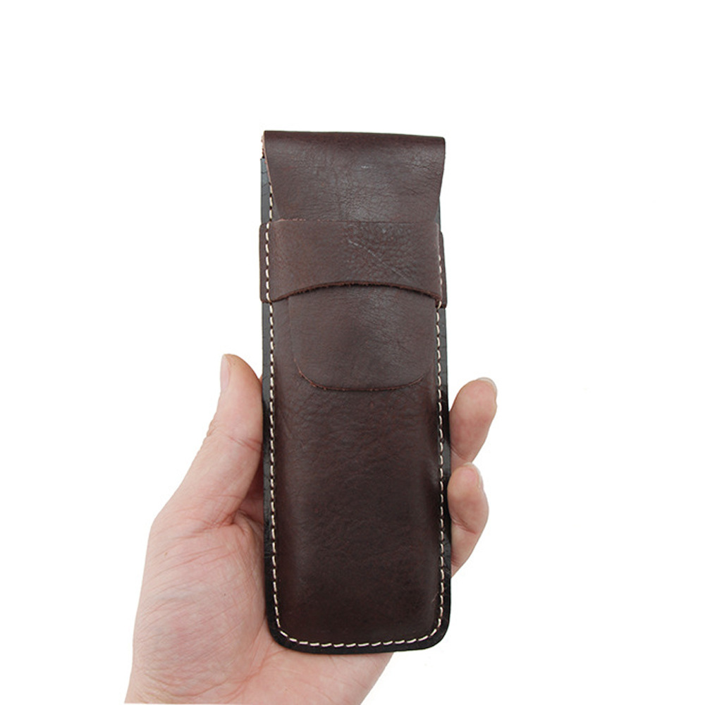 双支装皮笔套笔袋 礼品笔包装盒 皮质礼品包装笔盒真皮pu皮