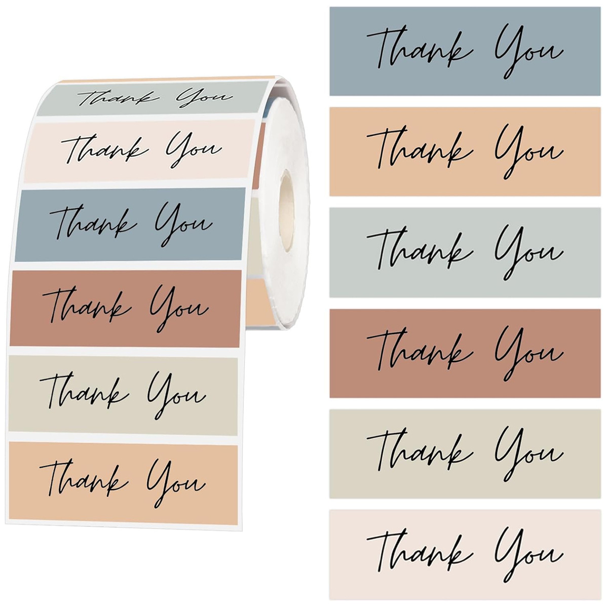 125 rectangular Thank you thank you self-adhesive labels