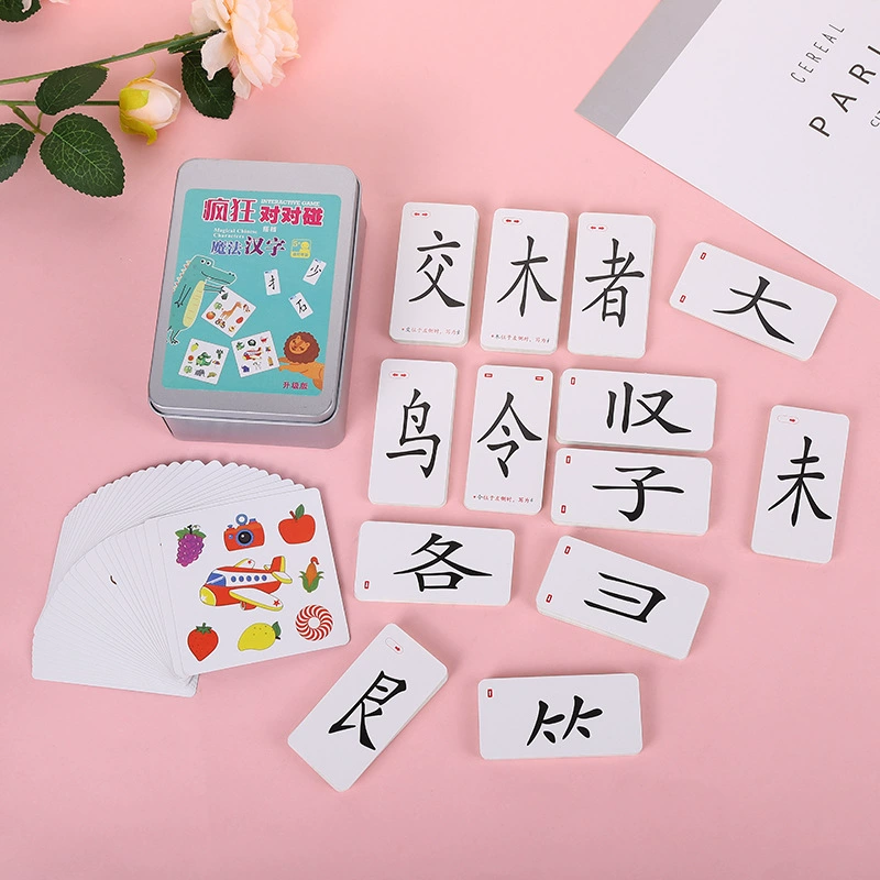 Идиома пасьянс, детские волшебные игральные карты, словарные карты для детей начальных классов, карточная игра, учёба кандзи карты, правописание