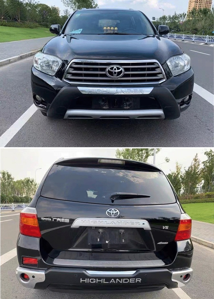 Suitable for 09-11 12-14 Toyota Highlander front and rear bumper bumper Highlander front and rear bumper wholesale