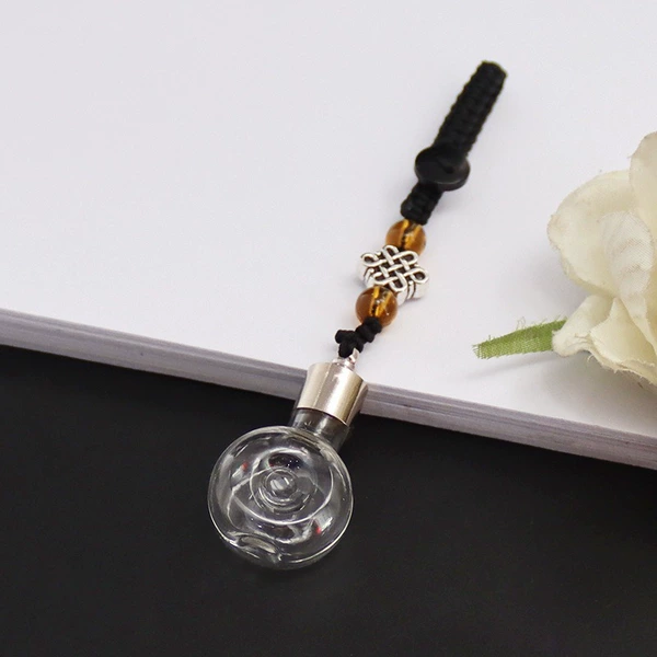 8MM screw cap concave wine bottle keychain