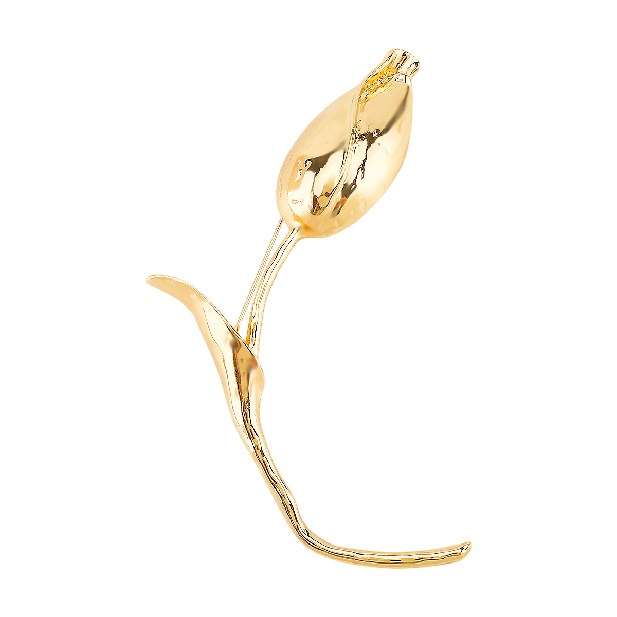 Spilla elegante a forma di germoglio di tulipano per donna_voghion.com